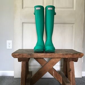 Tall Hunter Boots|Mint Green|Size 9|